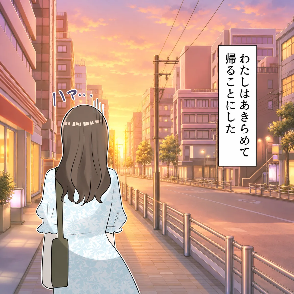 わたしはあきらめて帰ることにした