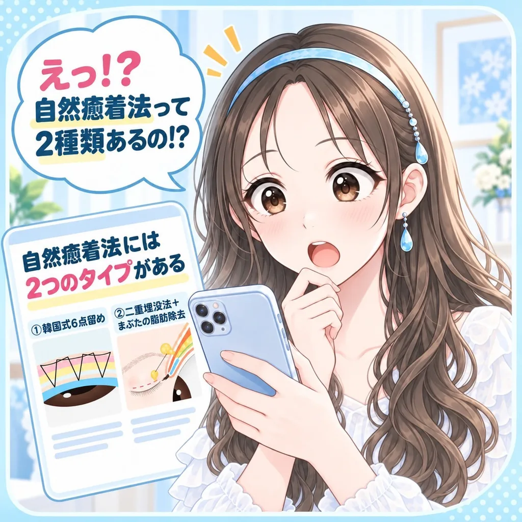 えっ!?自然癒着法って2種類あるの!?自然癒着法には2つのタイプがある